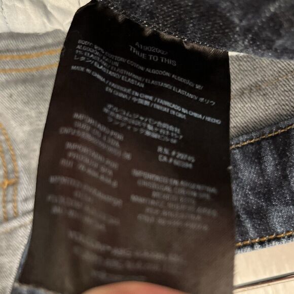 VOLCOM Solver Modern Straight Leg Jeans Men’s 30 Dark Wash Blue Skater - Picture 12 of 12